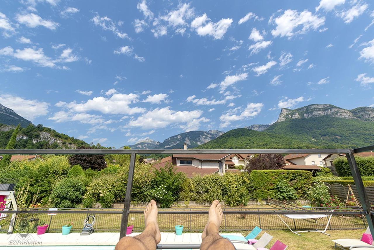 Appartement de 2 chambres avec piscine partagee et jardin clos a Voreppe Extérieur photo